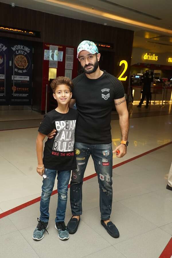 At the movie screening
