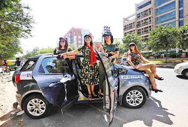 Women bikers lead this car rally in Gurgaon | Events Movie News - The ...