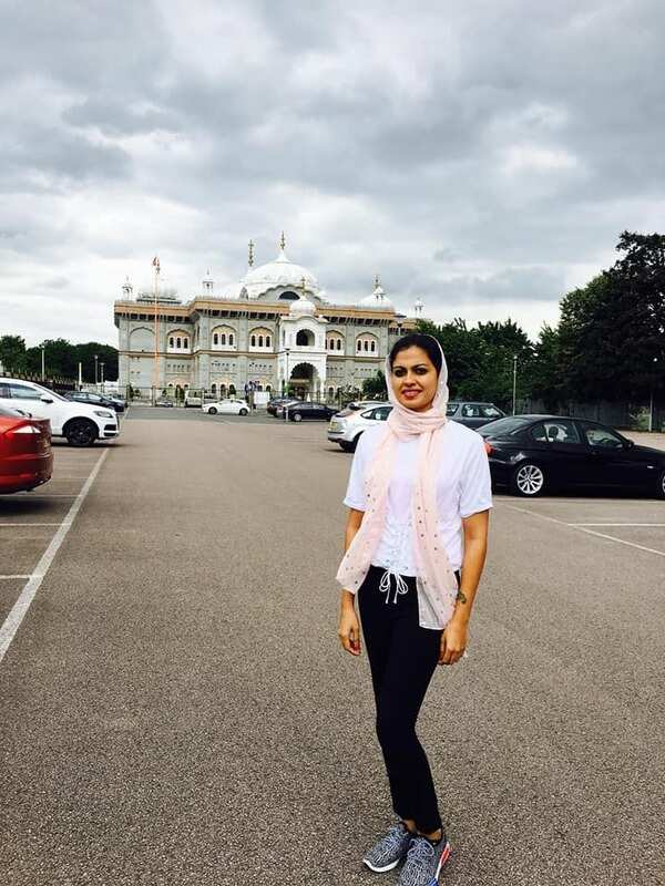 Anusree during one of her travels