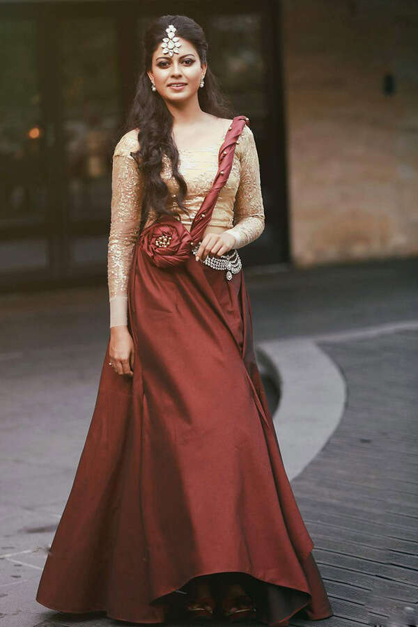 Anusree rocks a bridal look for a photoshoot