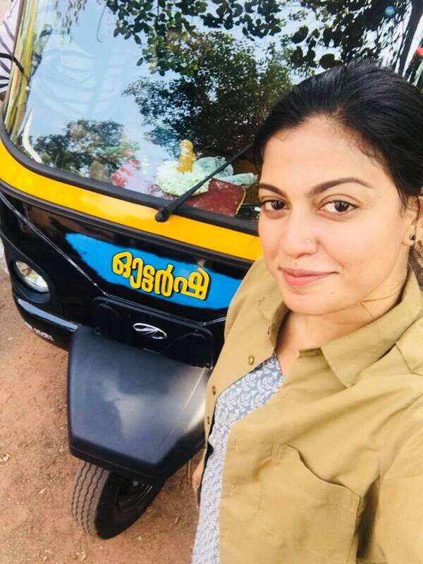 Anusree's latest role has her as an autorickshaw driver