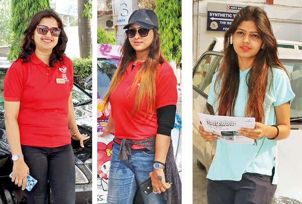 Smita Sahu, Utkarsha Mukherjee and Amola Soni (BCCL/ Unmesh Pandey)
