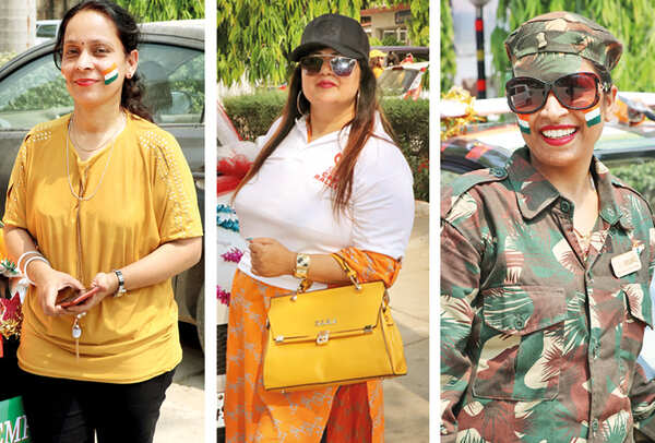 Rekha Parekh, Rishika Mishra and Shruti Jaju (BCCL/ Unmesh Pandey)