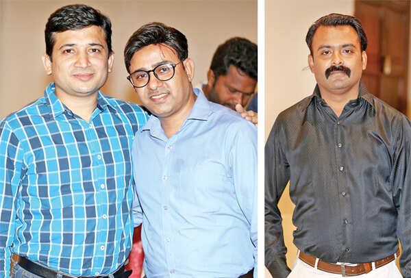 Siddharth and Ritesh (R) Anurag (BCCL/ Aditya Yadav)