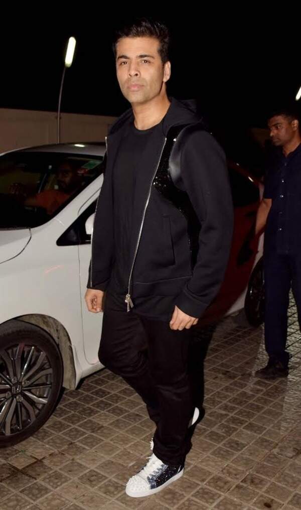 Karan Johar at Raazi Screening