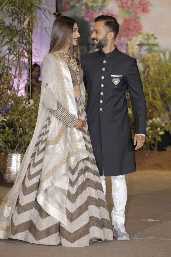 Sonam Kapoor-Anand Ahuja wedding reception photos