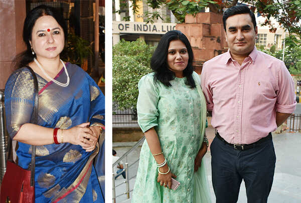 (L) Dr Upma Chaturvedi (R) Bhumika and Akshay Singh (BCCL/ Vishnu Jaiswal)