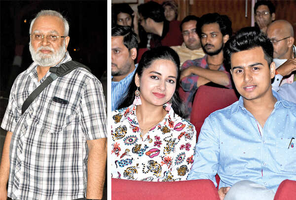 Surender (R) Tripti Singh and Nikhil Bhatia (BCCL/ Vishnu Jaiswal)