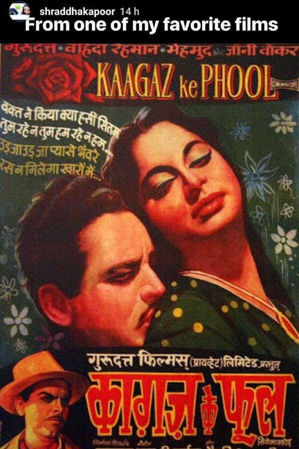 Shraddha's post on 'Kaagaz Ke Phool'