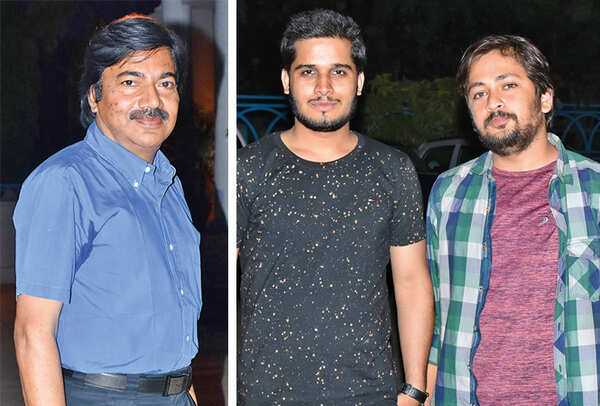 Tarun Raj and Shubhan (L) and Vinay  (BCCL/ Vishnu Jaiswal)