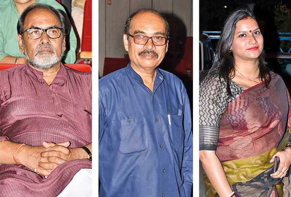 Gopal Sinha, Mohd Hafeez and Neha (BCCL/ Vishnu Jaiswal)