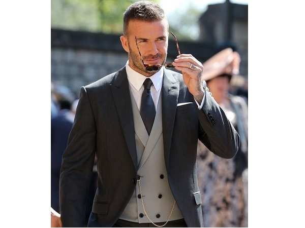 David Beckham Royal Wedding Suit