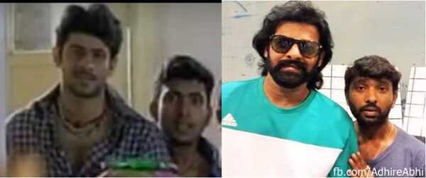 Adire Abhi with Baahubali Prabhas.