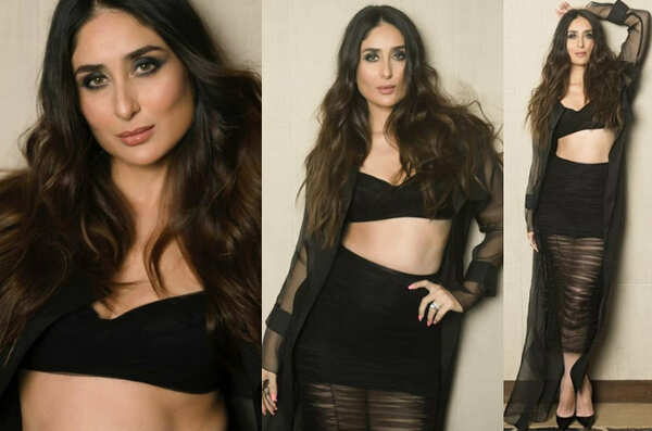 Kareena Kapoor sexy in black