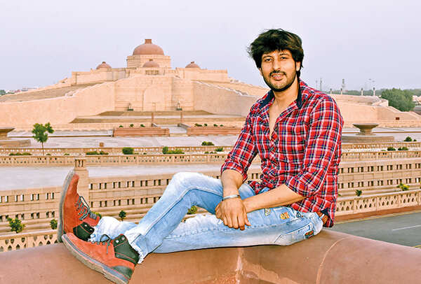 Rishi Bhutani at Ambedkar Park, Gomti Nagar (BCCL/ Farhan Ahmad Siddiqui)