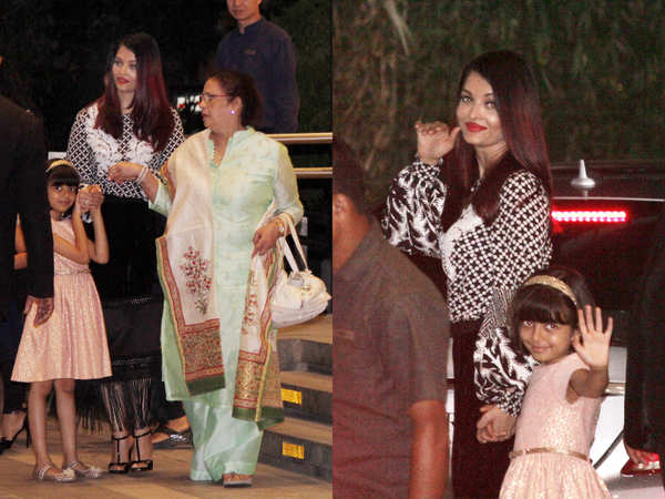 Aishwarya Rai Bachchan stuns on dinner date with daughter Aaradhya ...