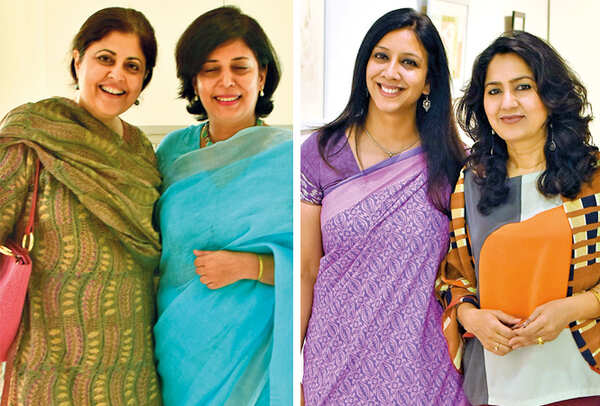 Asma Khan & Sameena Shaikh (R) Diya Badgel and Vinita singh (BCCL/ Vishnu Jaiswal)