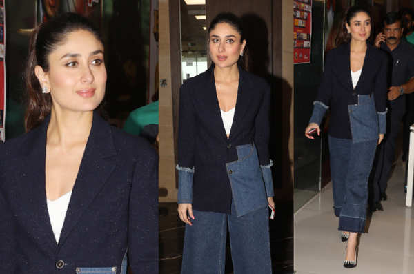 Kareena kapoor's denim skirt or Sonam kapoor's denim sari? | - Times of ...