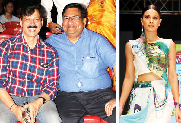 (L) Vipul Shankar Pandya and Vijay Prakesh (R) Anvita Singh (BCCL/ Unmesh Pandey)