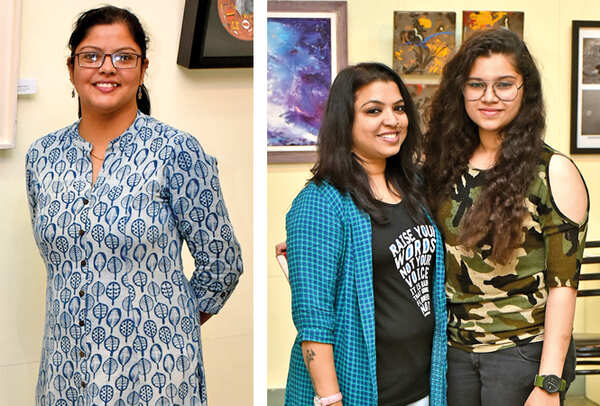 Anju Paliwal R) Archana Dhanuk and Shubhrali Ben (BCCL/ Vishnu Jaiswal)