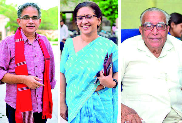 (L) Pravin Shekhar (C) Ruchi (R) Ratan (BCCL/ Pankaj Singh)