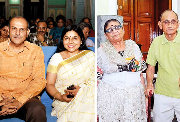 (L) Rajive and Preeti Kumar (R) Veena and AS Bhatnagar (BCCL/ Farhan Ahmad Siddiqui)