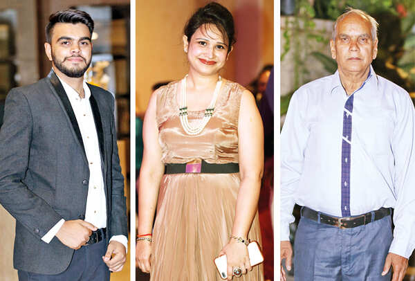 (L) Sachin Singh (C) Ankita (R) Atma Singh (BCCL/ Aditya Yadav)