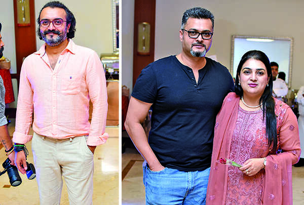 (L) Najeeb (R) Ghassan and Bushra Anjum (BCCL/ Farhan Ahmad Siddiqui)