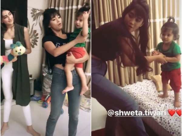 Watch: Shivangi Joshi shakes a leg with Shweta Tiwari's son Reyansh and ...