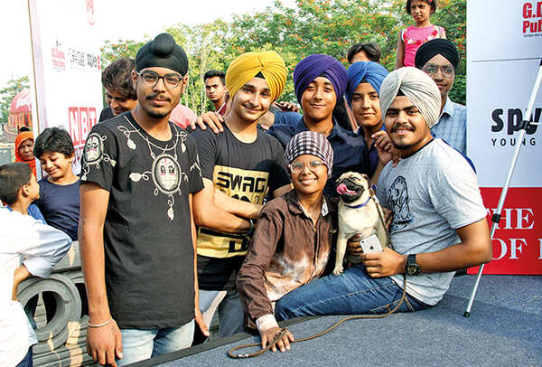 Doggy's day out on Sunday morning (BCCL/ Aditya Yadav)