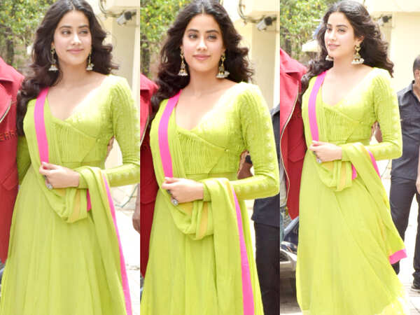 jhanvi three looks