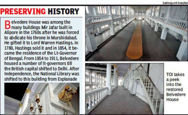 Inside National Library Kolkata