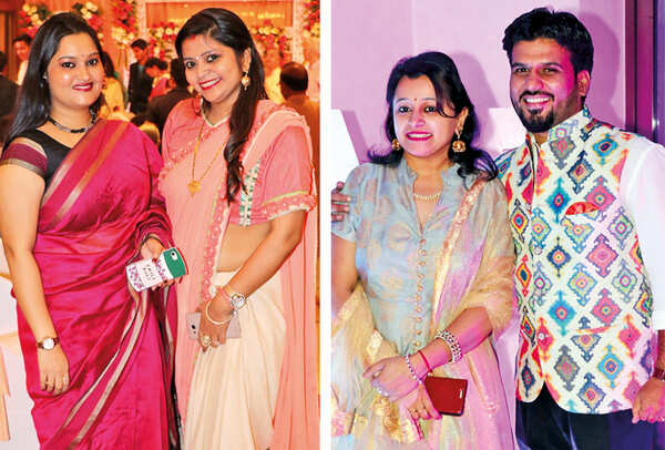 (L) Rupal Barua and Awantika (R) Sakshi Singh and Manish Singh (BCCL/ Unmesh Pandey)