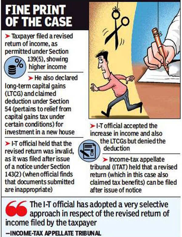 tax return ITAT Can file revised return after notice issued by