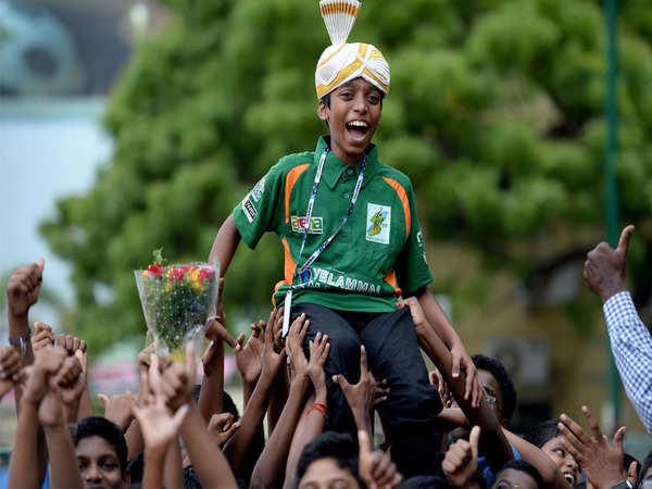 R Praggnanandhaa, Indian chess grandmaster, receives rousing reception back  home after creating history