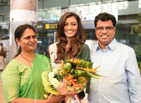Shreya Rao Kamavarapu returns home to a queen’s welcome | Events Movie ...
