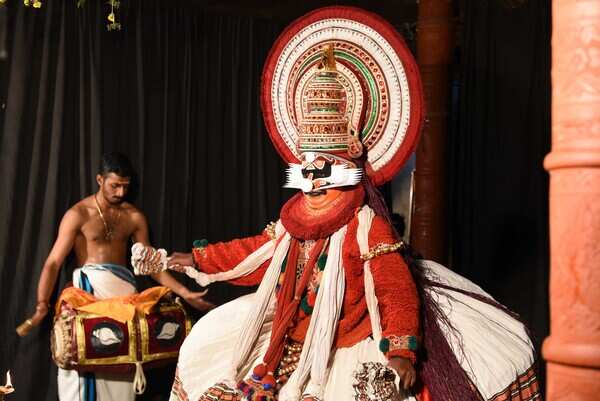 Margi Suresh as Shardula during the play Kirmeeravadham was held at Margi (4)