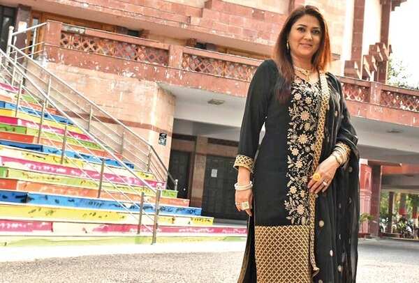 Lubna Salim at Sangeet Natak Akademi, Gomti Nagar, Lucknow (BCCL/ Vishnu Jaiswal)