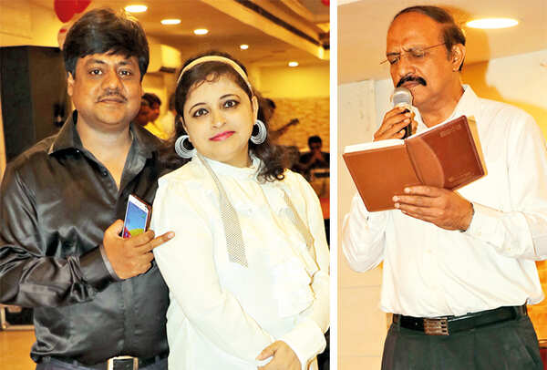 (L) Dr Virendra and Monisha Keshari (R) Dr Prasanne Kumar (BCCL/ Unmesh Pandey)