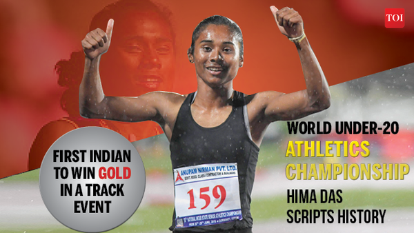 Hima Das scripts history, becomes first Indian woman to win gold in