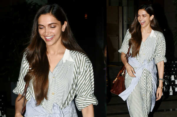 deepika padukone shirt dress Deepika padukone style dresses