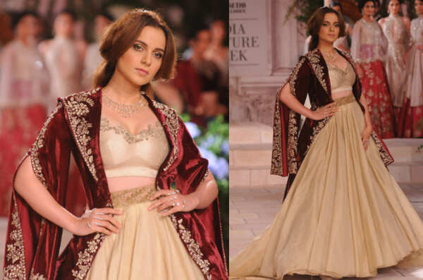 Kangana Ranaut in Anju Modi