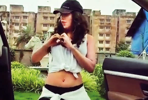 Nia Sharma takes up the #KikiChallenge