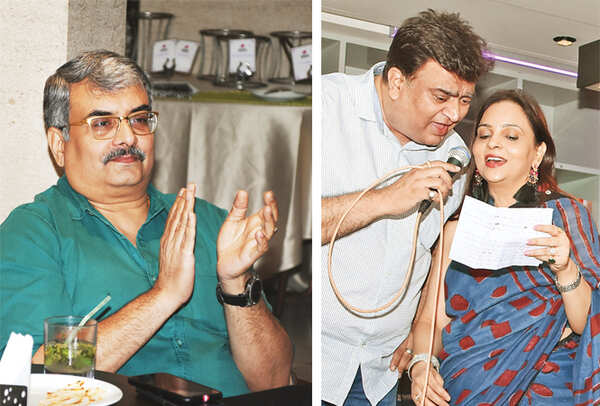 Shubh Mehrotra (R) Alok and Archana Dikshit (BCCL/ Farhan Ahmad Siddiqui)