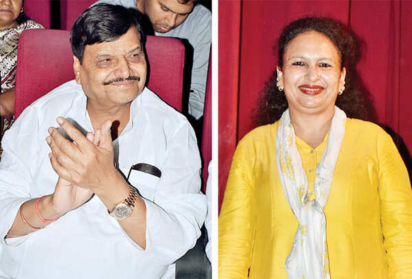 (L) Shivpal Singh Yadav (R) Razia Anwaz (BCCL/ Vishnu Jaiswal)