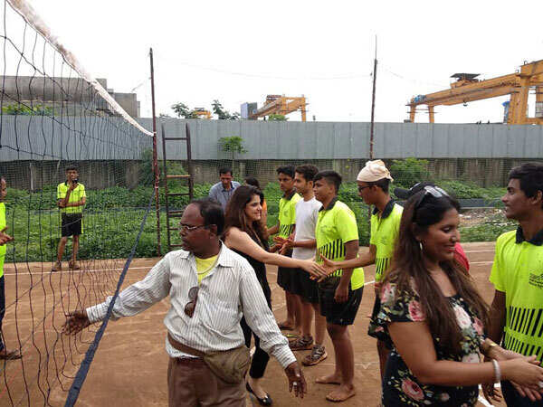 City players showcase their talent at this monsoon throwball ...