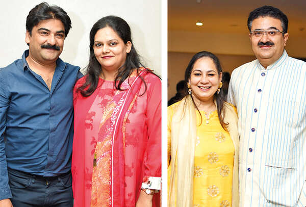 (L) Tariq and Aisha Ali (R) Vandana and Navneet Sehgal (BCCL/ Farhan Ahmad Siddiqui)