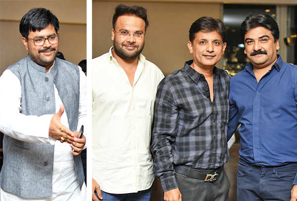 (L) Abhay Singh (R) Atif Ali, Shariq Siddiqui and Tariq Ali (BCCL/ Farhan Ahmad Siddiqui)