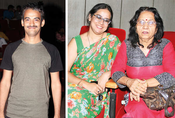 (L) Raghvendra (R) Sadaf Jafar and Mridula Bhardwaj (BCCL/ Aditya Yadav)
