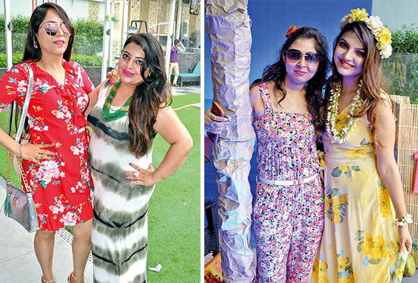 (L) Meetu and Vijeta (R) Priyanka and Shruti (BCCL/ IB Singh)